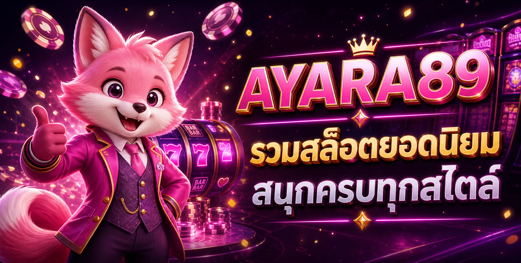 รวมสล็อตออนไลน์ยอดนิยมบน AYARA89